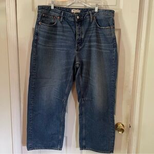 Madewell Darted Barrel-Leg Jeans